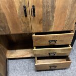 Duża drewniana komoda mango 120x160 seria Britt - obrazek 6