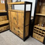 Duża drewniana komoda mango 120x160 seria Britt - obrazek 9
