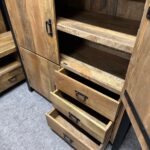 Duża drewniana komoda mango 120x160 seria Britt - obrazek 5