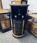 Loftowy barek na alkohol winiarka 120cm Industrial