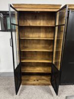 Okazała drewniana witryna biblioteczka 100cm seria Loft - obrazek 3