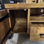Drewniana komoda mango rtv szafka pod tv 140cm seria Britt - obrazek 7