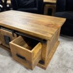Dwustronny stolik kawowy z przesuwnymi drzwiami 110cm seria Works - obrazek 5