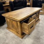 Dwustronny stolik kawowy z przesuwnymi drzwiami 110cm seria Works - obrazek 6