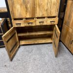 Duży drewniany kredens szafa 120cm seria Britt - obrazek 4