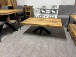 Prostokątny drewniany stolik do salonu 120cm - obrazek 6