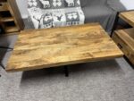 Prostokątny drewniany stolik do salonu 120cm - obrazek 3