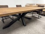 Duży drewniany rozkładany stół do jadalni mango 300cm LOFT - obrazek 6